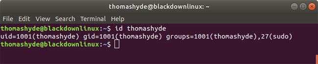 show user information
