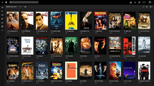 Plex User Interface