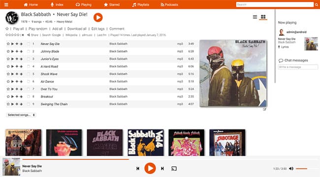 Subsonic User Interface