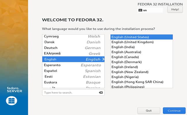 Fedora Server 32