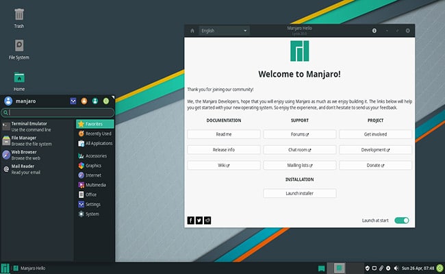 Manjaro 20 Lysia