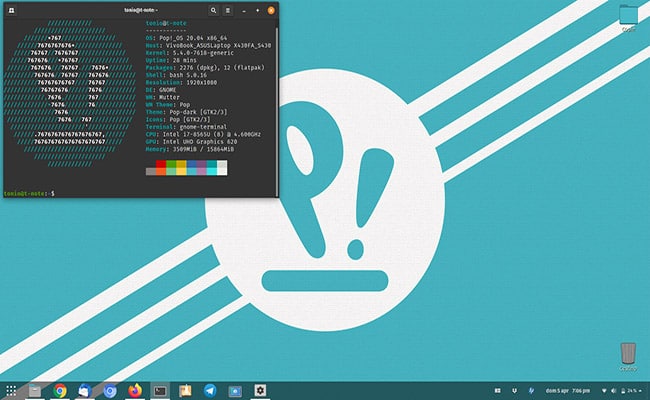 Pop!_OS 20.04 LTS