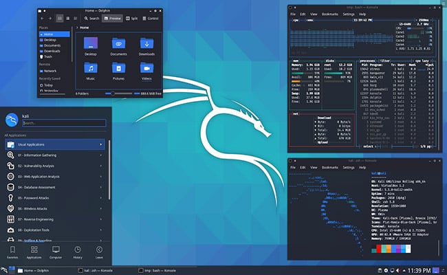 Kali Linux KDE 2020.2