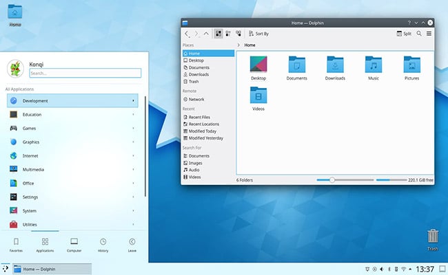 KDE Neon 07.10