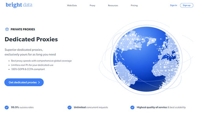 Brightdata Dedicated Proxies