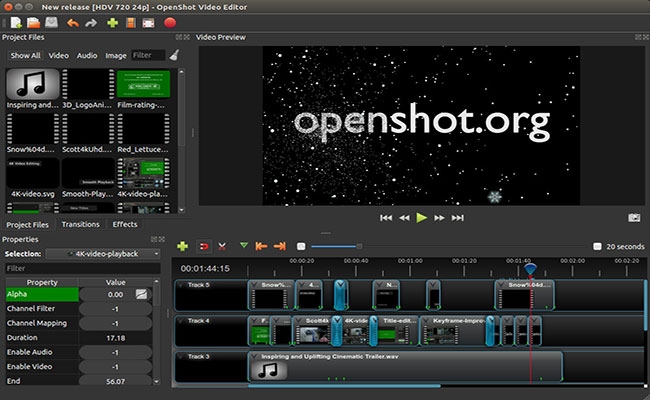 Openshot-Linux-Video-Editor