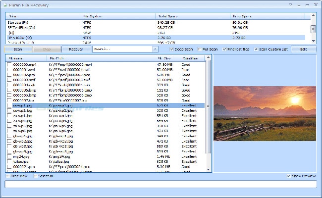 Puran File Recovery Preview