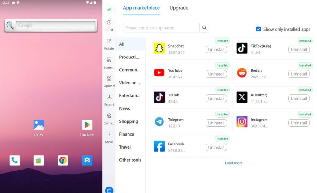 Multilogin Cloud Phone for managing multiple Android cloud devices